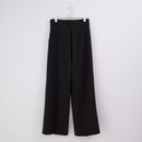 ワイドスラックスパンツ【ブラック】