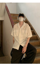 ☆Newitem☆メッシュオープンカラーシャツ