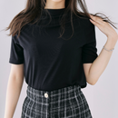 ボトルネックショートスリーブ【ブラック】