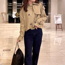 トレンチ風グロップジャケット【ベージュ】