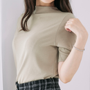 ボトルネックショートスリーブ【ライトカーキ】