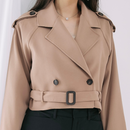 ベルトショートジャケット【ベージュ】