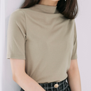 ボトルネックショートスリーブ【ライトカーキ】