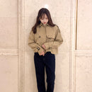 トレンチ風グロップジャケット【ベージュ】