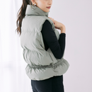 ショートウェロン中綿ベスト【カーキ】