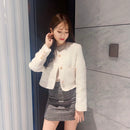 クロップドツイードジャケット【アイボリー】