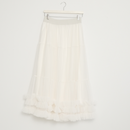 シフォンフレアスカート 【アイボリー】