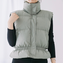 ショートウェロン中綿ベスト【カーキ】