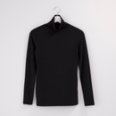 ハイネックベーシックトップス【ブラック】