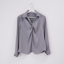 シフォンブラウス【グレー】