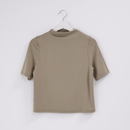 ボトルネックショートスリーブ【ライトカーキ】