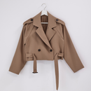 ベルトショートジャケット【ベージュ】