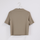 ボトルネックショートスリーブ【ライトカーキ】
