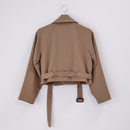 ベルトショートジャケット【ベージュ】