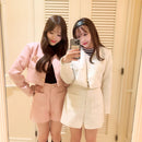 ツイードセットアップ【ピンク】