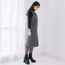 マキシVネックワンピース【ブラック】