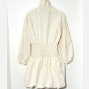 バルーンシャーリングワンピース【アイボリー】