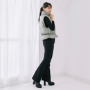 ショートウェロン中綿ベスト【カーキ】