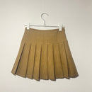 コーデュロイプリーツスカート【ベージュ】