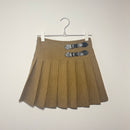 コーデュロイプリーツスカート【ベージュ】