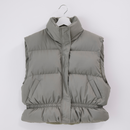 ショートウェロン中綿ベスト【カーキ】