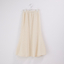 アシンメトリーリブSET UP（スカート）【クリーム】