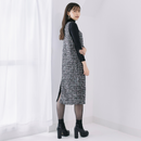 マキシVネックワンピース【ブラック】