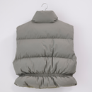 ショートウェロン中綿ベスト【カーキ】