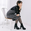 マキシVネックワンピース【ブラック】