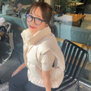 ショートウェロン中綿ベスト【アイボリー】