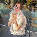 ショートウェロン中綿ベスト【アイボリー】