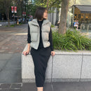 ショートウェロン中綿ベスト【カーキ】