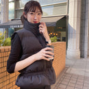 ショートウェロン中綿ベスト【ブラック】