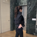 ショートウェロン中綿ベスト【ブラック】