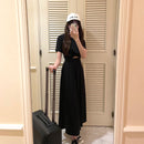 セットアップ風ワンピース 【ブラック】