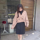 ベルトショートジャケット【ベージュ】