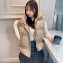 ショートウェロン中綿ベスト【ベージュ】