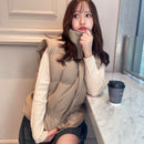 ショートウェロン中綿ベスト【ベージュ】