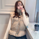 ショートウェロン中綿ベスト【ベージュ】