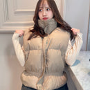 ショートウェロン中綿ベスト【ベージュ】