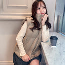 ショートウェロン中綿ベスト【ベージュ】