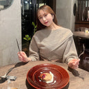 クロップド丈ニットアンサンブル　【ライトベージュ】