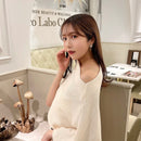 アシンメトリーリブSET UP（スカート）【クリーム】