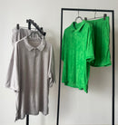 【予約商品】パイルナイトウェアセットアップ（上下セット）