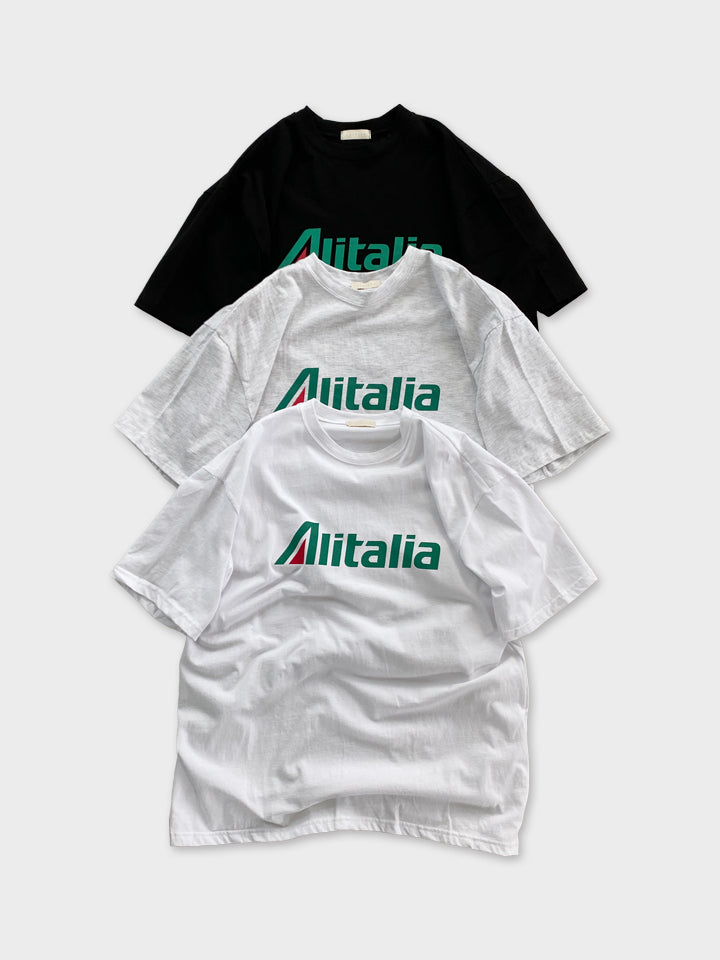 ☆New Item☆ AlitaliaプリントTシャツ ※予約商品