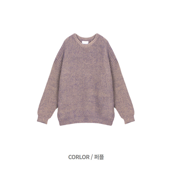 ミックスカラーニット