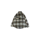 起毛チェックシャツ