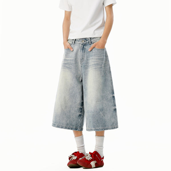 ☆New Items☆ワイドレッグダメージデニムパンツ*予約商品