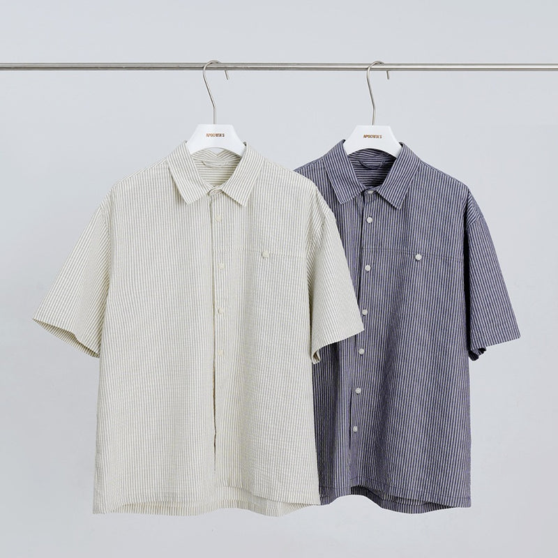 ☆Newitem☆ハーフストライプシャツ＊予約商品