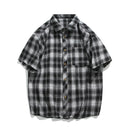 ハーフレトロチェックシャツ